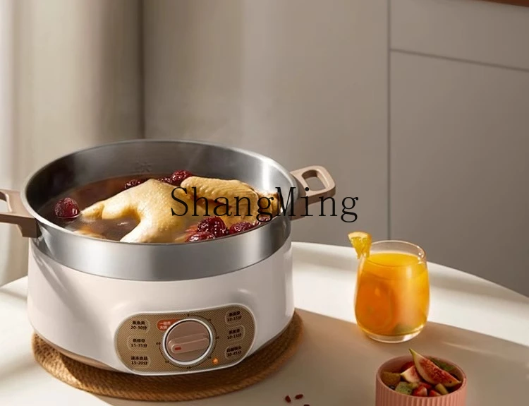 ZYY multi-functional household 3-layer large-capacity stainless steel automatic power-off hot pot multi-layer electric steamer