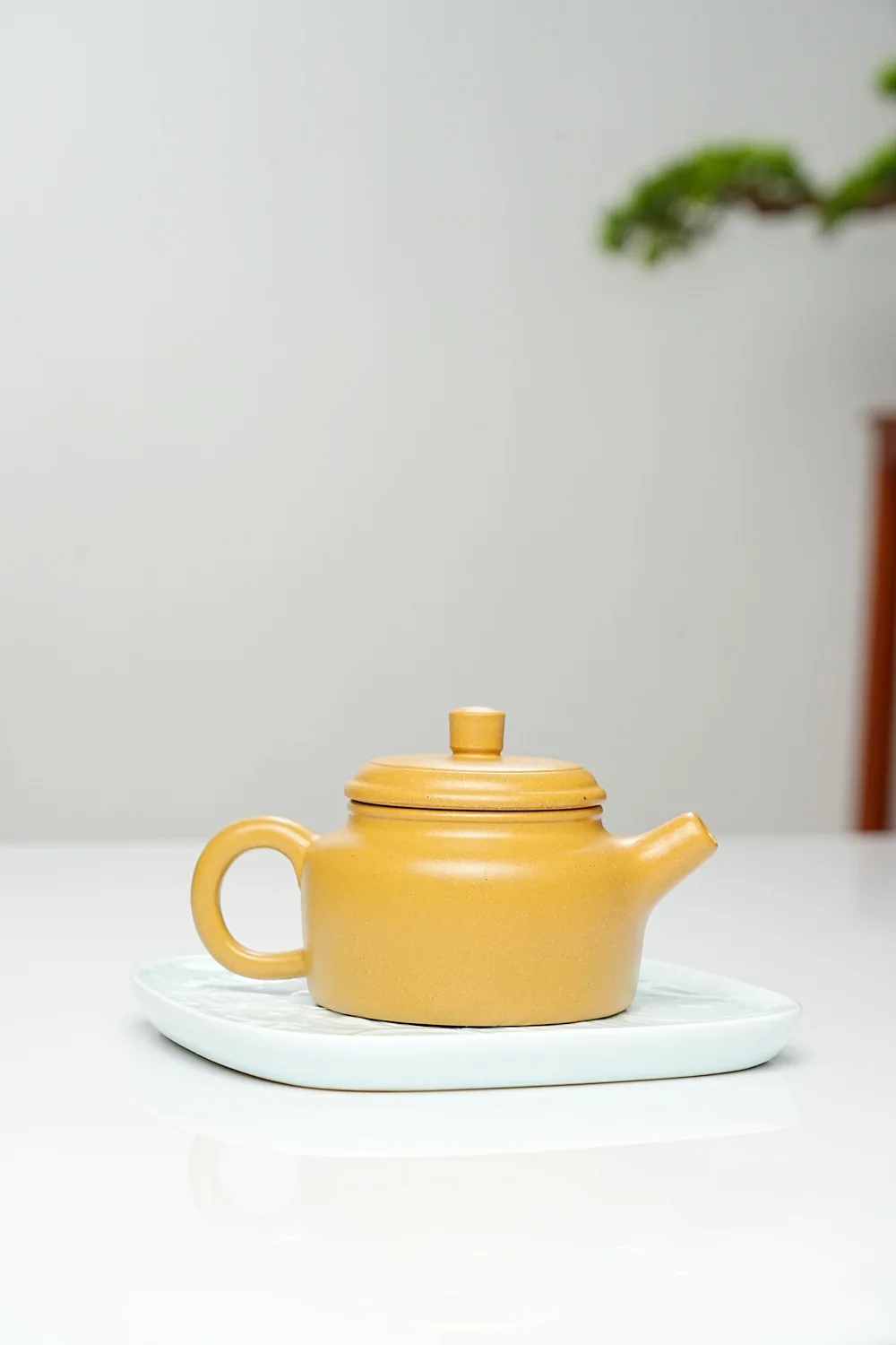 Yixing Private‑Stored Duan Clay Dezhong Zisha Teapot, Household Kung Fu Brewing Teapot
