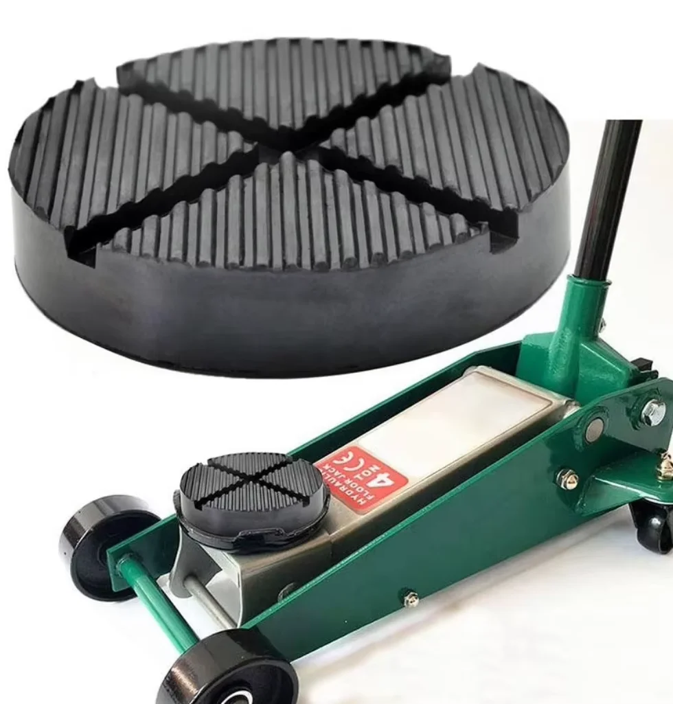 Universal 1Pc Car Lift Jack Stand Rubber Pad Rubbers Pads Heavy Duty Auto SUV Van Pickup Slotted Lift Jacks Pads