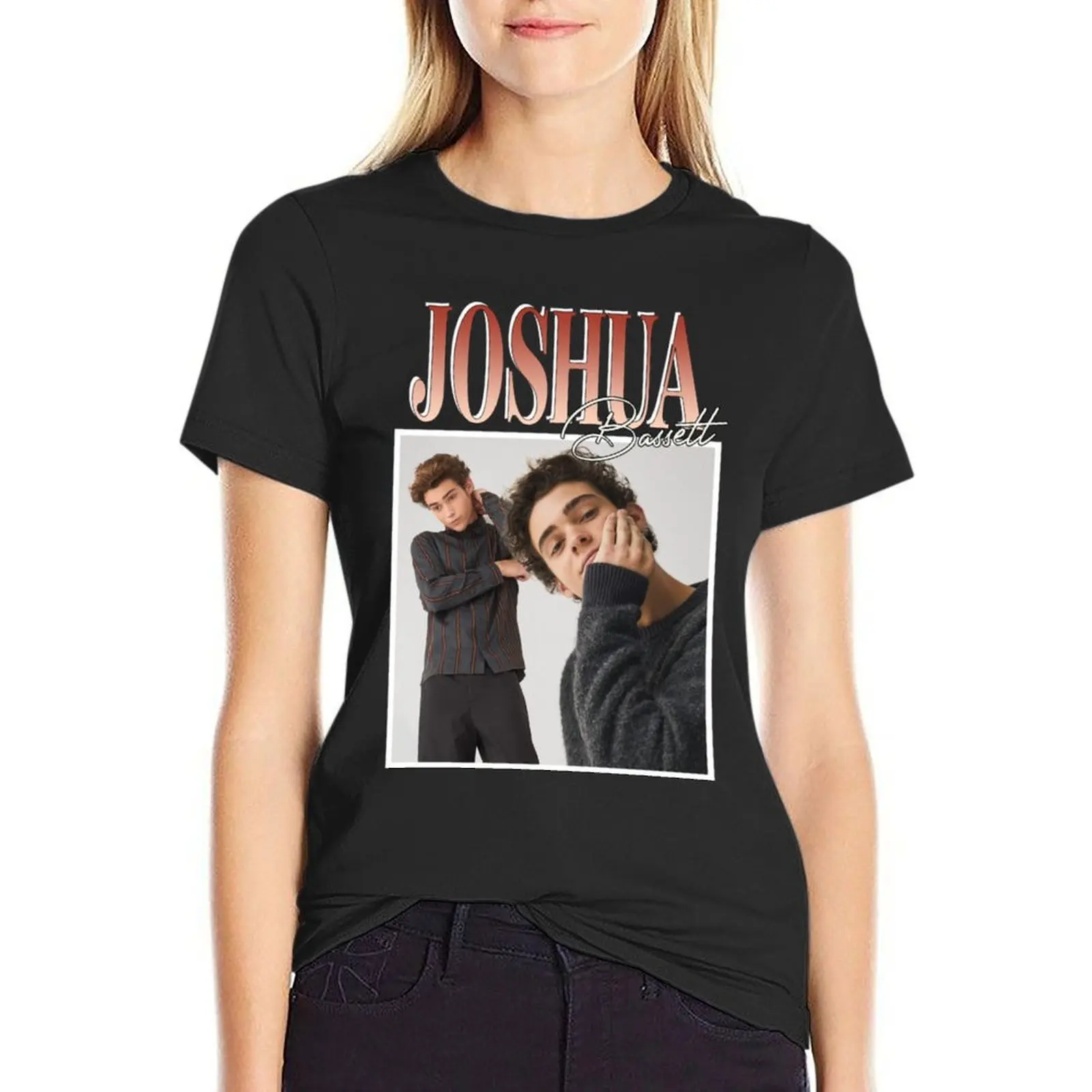 

Joshua bassett 90's Vintage T-Shirt lady clothes Aesthetic clothing sublime tees t-shirt dress for Women plus size sexy