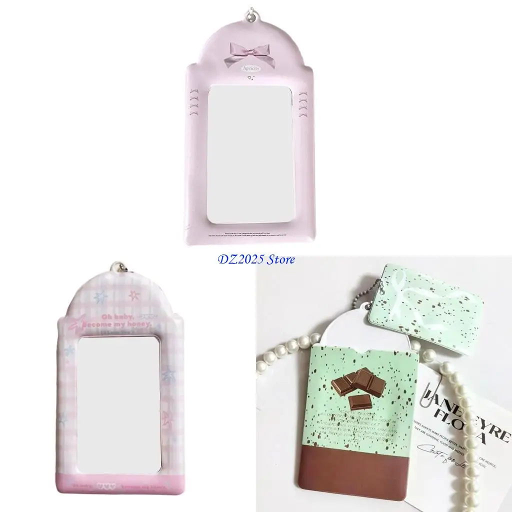 Q6rc 3 polegadas Card fotos foto pequena e à prova d'água mangas proteção para 3 polegadas para 3 polegadas