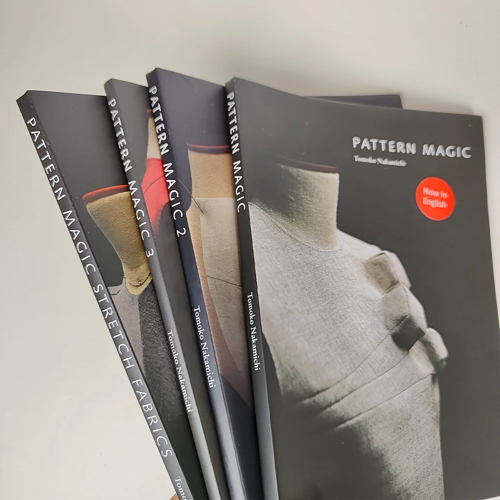 1 Book Tomoko Pattern Magic Book Volume 1/2/3/4 Stretch Fabrics Clothing Cutting Design Teaching Book