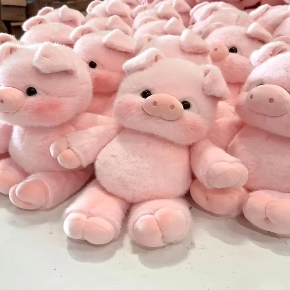 Neues Design, weiches Schweinchen-Tierkissen, niedliches emotionales Stützspielzeug, 17,7-Zoll-Kissen