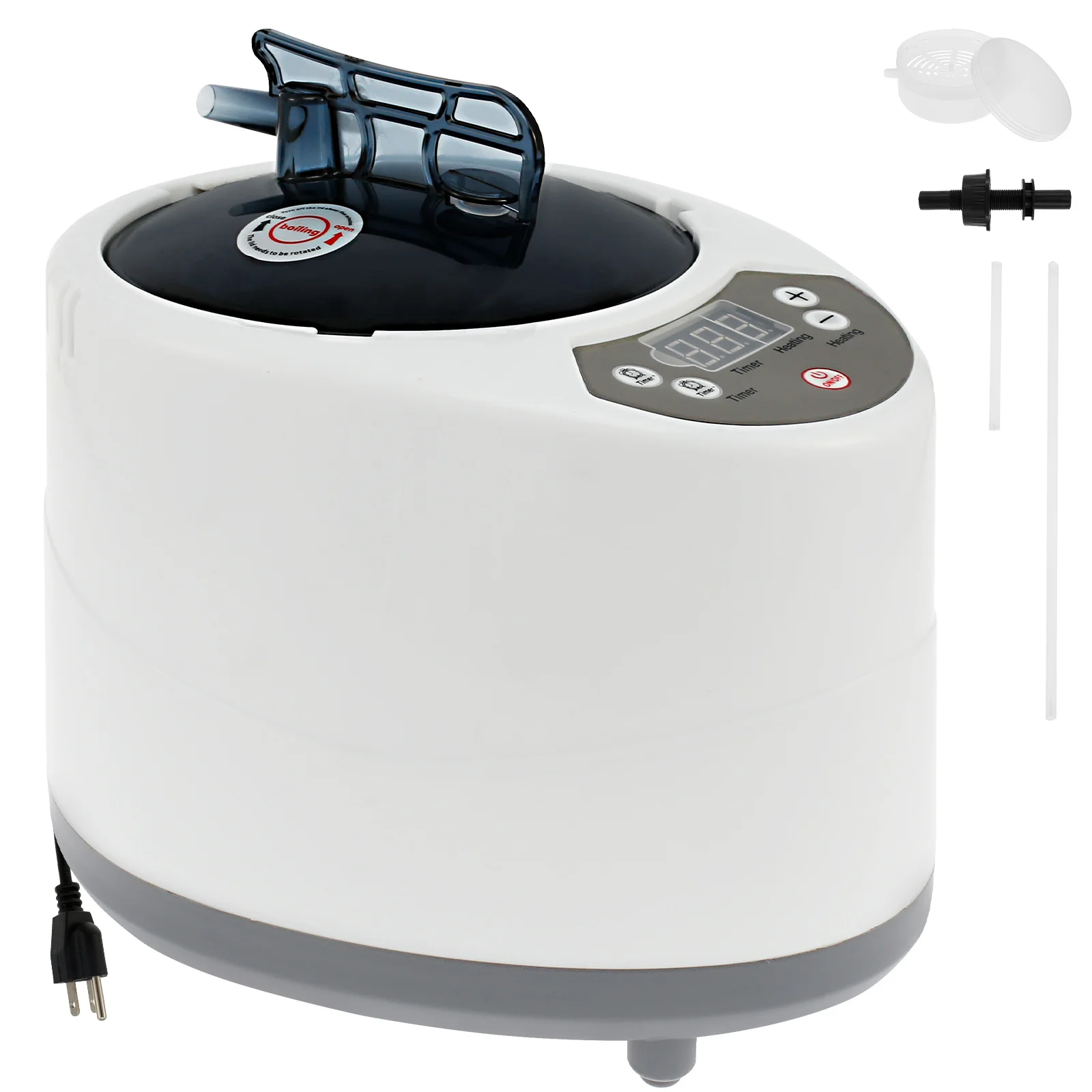1000W 3L Edelstahl Sauna Dampfer Topf Tragbare Sauna Spa Dampf Generator Begasung Maschine Therapie Für Heizung UNS Stecker