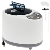 1000W 3L Stainless Steel Sauna Steamer Pot Portable Sauna Spa Steam Generator Fumigation Machine Therapy For Heating US Plug