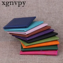 Xgnvpy Funda de cuero para pasaporte, portatarjetas de identificación, funda protectora, billetera para tarjetas de crédito, accesorio Unisex