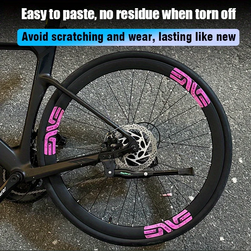 

12PCS/SET Reflective Bike Wheel Decal: Fits Frame Height ≥3CM, Perfect for Night Riding