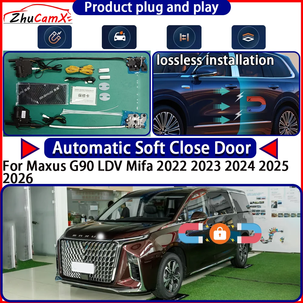 Door Lock Actuator for Maxus G90 LDV Mifa 2022 2023 2024 2025 2026 Soft Close Door Kit Power Latch System Auto Pull Door Easy