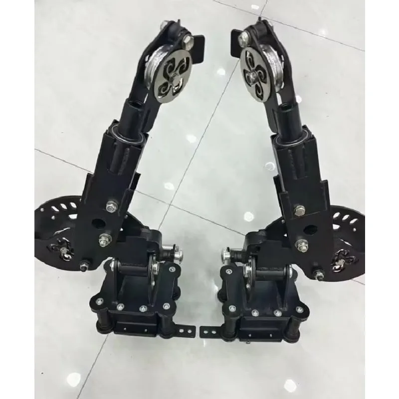 Articulated Cable Cross Arm with 3D Rotation for Lateral Arm Lift and Upper Arm Triceps Extension