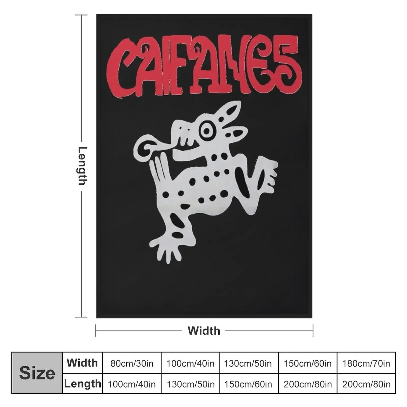 Caifanes Music Band Logo Classic T-Shirt Throw Blanket anime Thermals For Travel Blankets