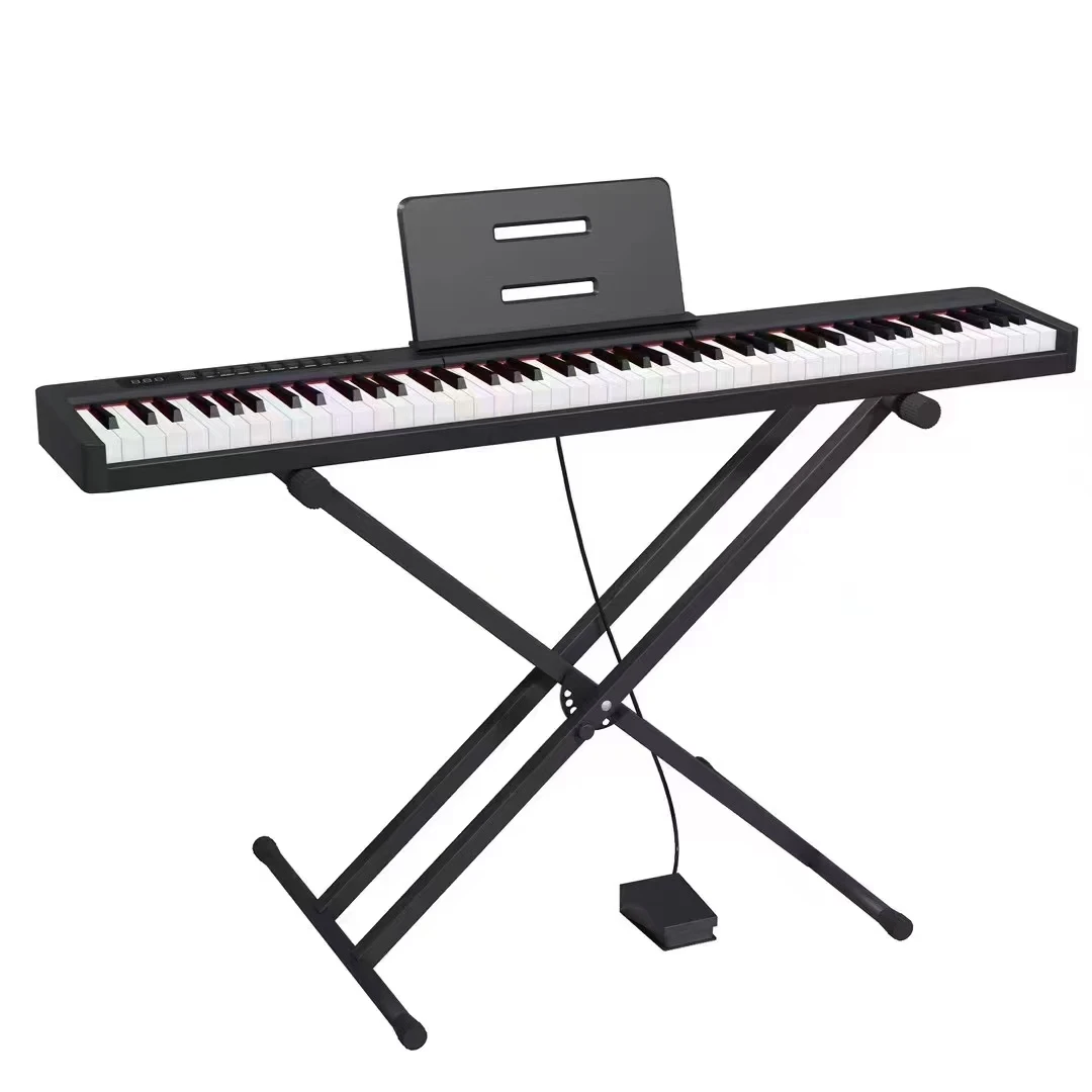 88-Key Touch Sensitive Electric Piano Professional and Intelligent Playing Instrument for Adults and Children Electronic Type