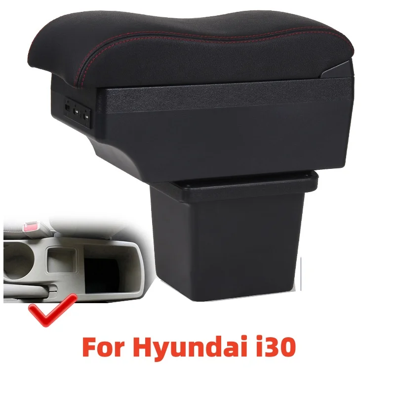 

Подлокотник для автомобиля Hyundai I30 Elantra Touring I30 FD I30cw 2007-2011, органайзер для хранения в салоне с USB-портом