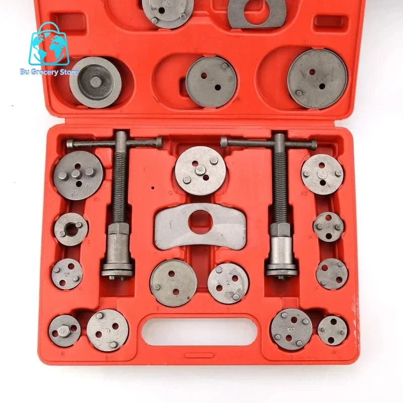 22pcs Universal Disc Brake Caliper Piston Wind Back Pad Compressor Tool Adjustment Kit Set Car Accessories Piston To