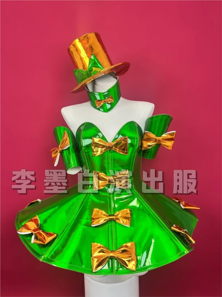 Bow Dress Christmas Costume Party Armor Three-dimensional Performance Clothing