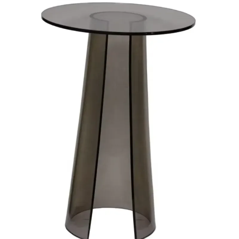 Acrylic Small Side Table End Table Bedside Table Square Nightstand for Coffee Drinking Living Room Furni