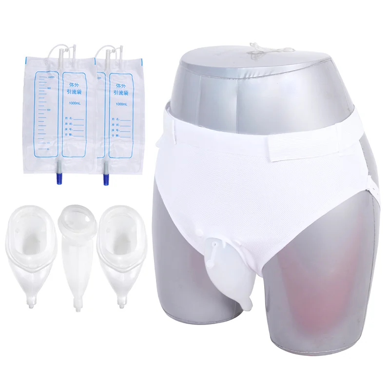 Reusable Silicone Urine Collector Bags Adults Urinal With Urine Catheter Bags Male Female Toilet for Man Older Woman