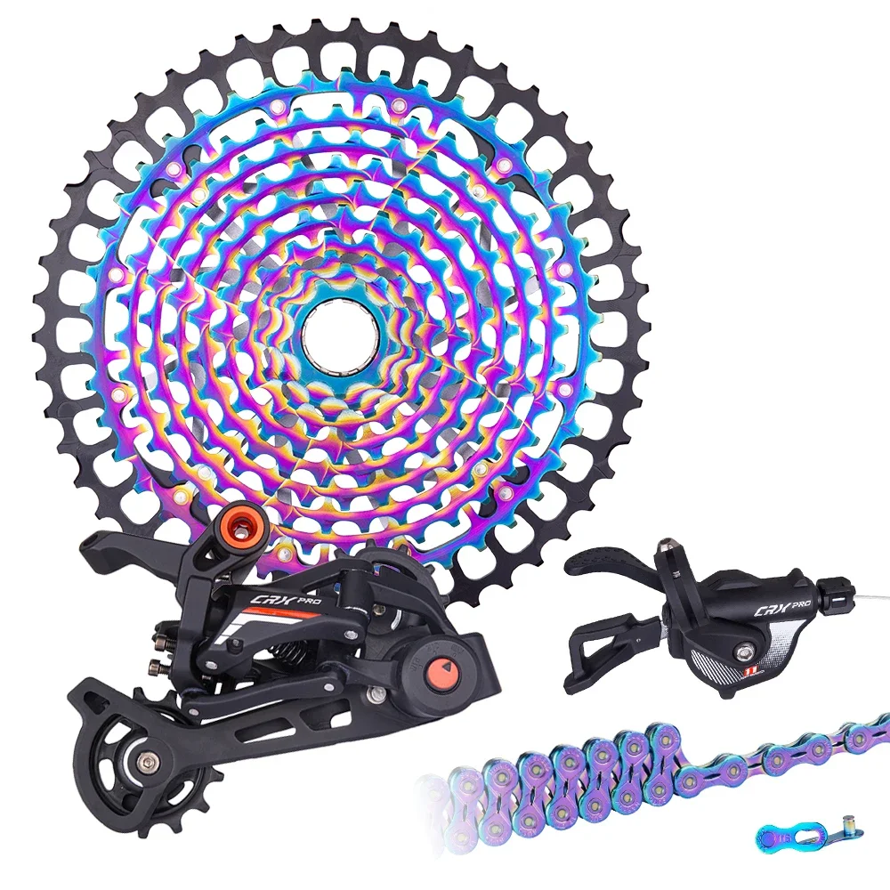 

Ultimate 1x11 MTB Groupset 9-50T 9-46T 11-скоростной задний переключатель, кассета сцепления ULT, комплект велосипедных переключателей 11s, 11 скоростей