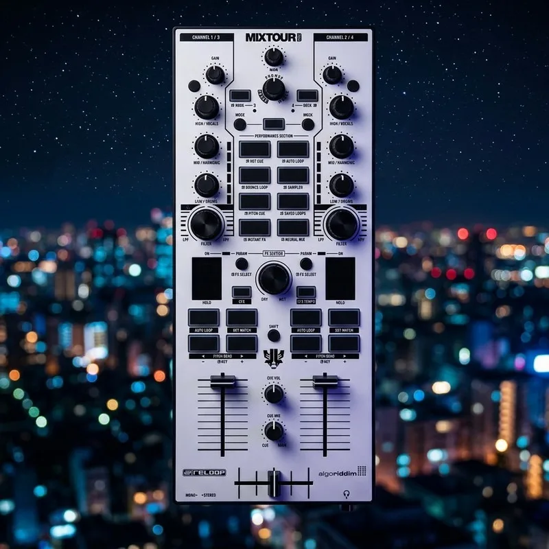 Виниловая пленка-наклейка Reloop MIXTOUR PRO для контроллера, настраиваемая защита для DJ-оборудования, устойчивая к царапинам, персонализированная