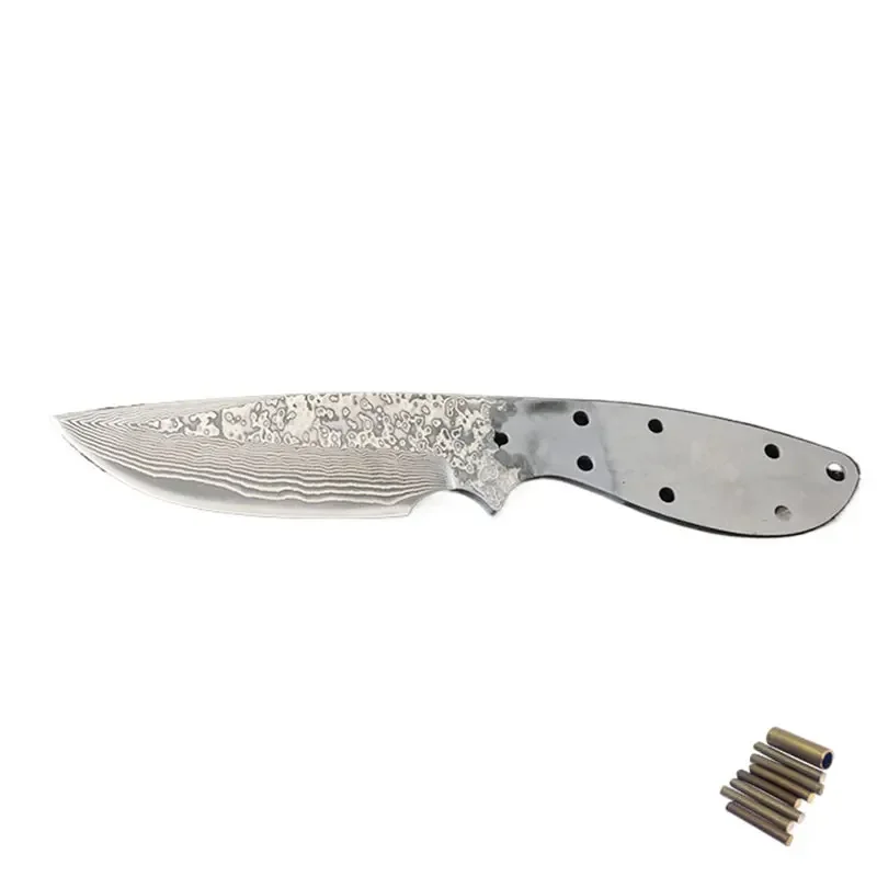 

VG10 Damascus Steel DIY Knife Blanks Semi-finished Knife Blanket Fixed Blade Knives Tool Parts Embryo for Home DIY Accessories
