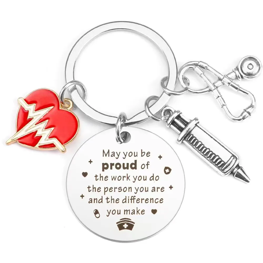 Nurse Gifts Nurse Keychain Nurse Practitioner Gifts Nursing Student Medical Assistant Gifts Thank You Appreciation Keychain