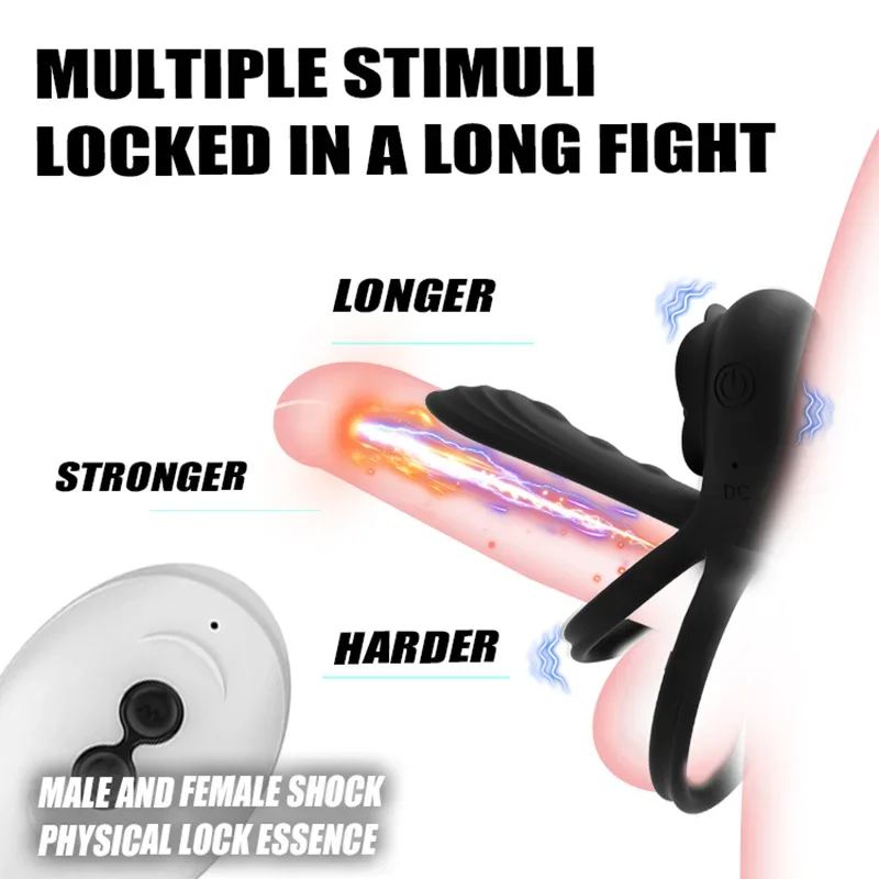 Rose Penis Cock Ring Vibrator Powerful Penis Sleeve Sucking Stimulator G-spot Female Nipple Clitoral Massager Sex Toy for Couple