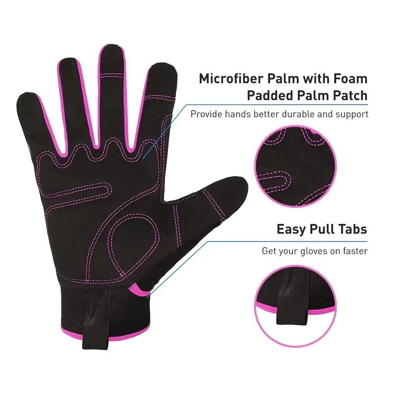 New Fashionable Daily Practical Work Gloves Flexible Breathable Shock-absorbing Wear-resistant Gloves Work Touch Screen Gloves