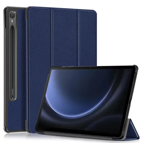 Imagen 2 del producto Coque para Samsung Tab S10 FE, Funda inteligente dura de cuero triple de 10,9 pulgadas para Funda Galaxy Tab S10 FE, Funda 2025 SM-X520 X526B