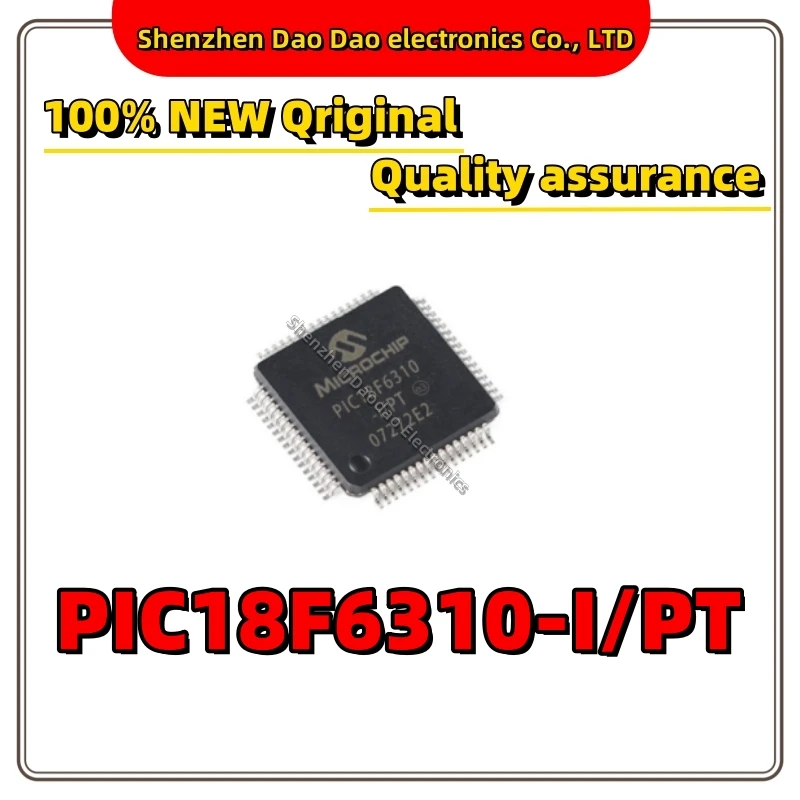 

PIC18F6310-I/PT PIC18F6310 IC Chip 64-TQFP microcontroller Quality Brand New