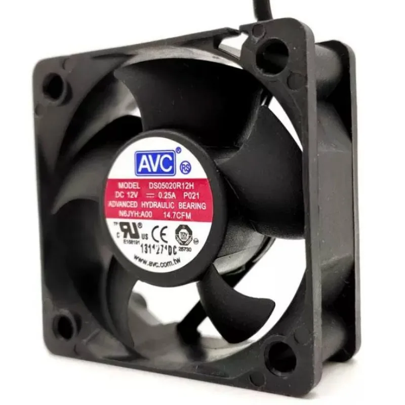 New Fan for AVC DS05020R12H 12V 0.25A 5CM 5020 4-wire PWM Speed Regulation Cooling Fan 50 × 50 × 20MM