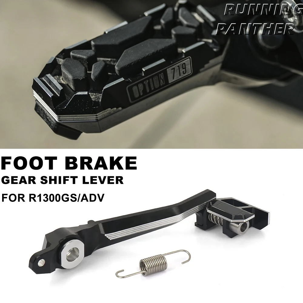 

NEW CNC Aluminum Rear Foot Brake Pedal Lever For BMW R1300GS Adventure/GS1300/R 1300 GS ADV 2023-2025 Motorcycles Accessories