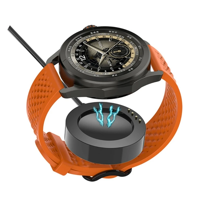 Cordon chargeur pour montre connectée M17B, adaptateur d'alimentation, câble rapide avec fixation magnétique forte,