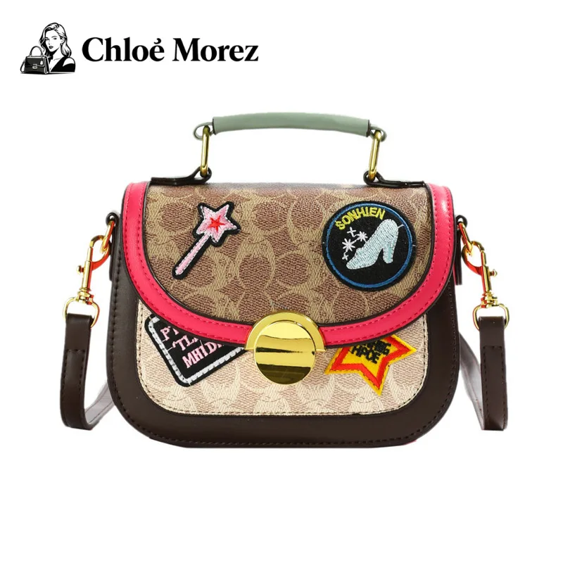 

Модная ретро-сумка через плечо с принтом, седельная сумка, сумки через плечо для женщин