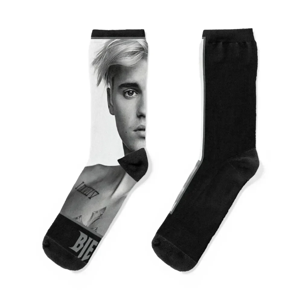 

Justin Bieber Official Sorry Photo Socks christmass gift hip hop New year's ankle Designer Man Socks Women's