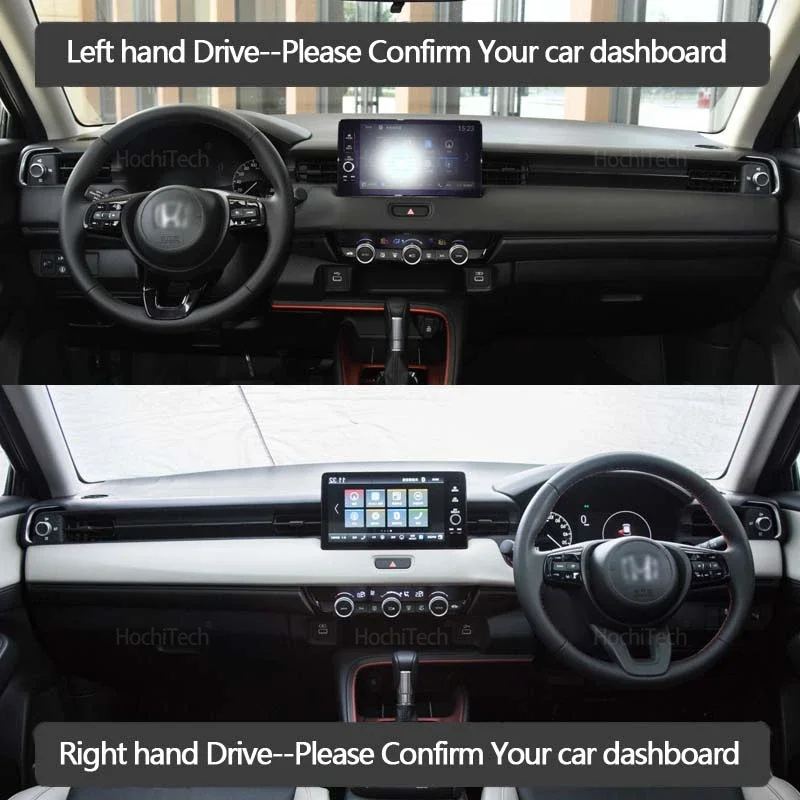 For Honda HR-V HRV Vezel RV 2023 2024 Car Dashboard Cover Avoid Light Pad Instrument Panel Mat Case Carpets