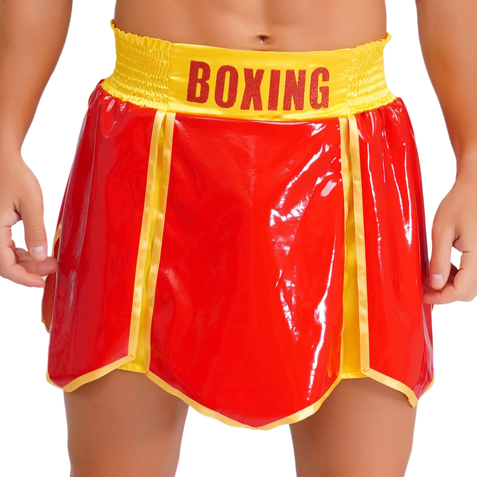 رجل الملاكمة التايلاندية سراويل الملاكمة حزام مطاط بولي Shorts السراويل جذوع كيك بوكسينغ فنون الدفاع عن النفس القتال التدريب الملاكم تأثيري حلي