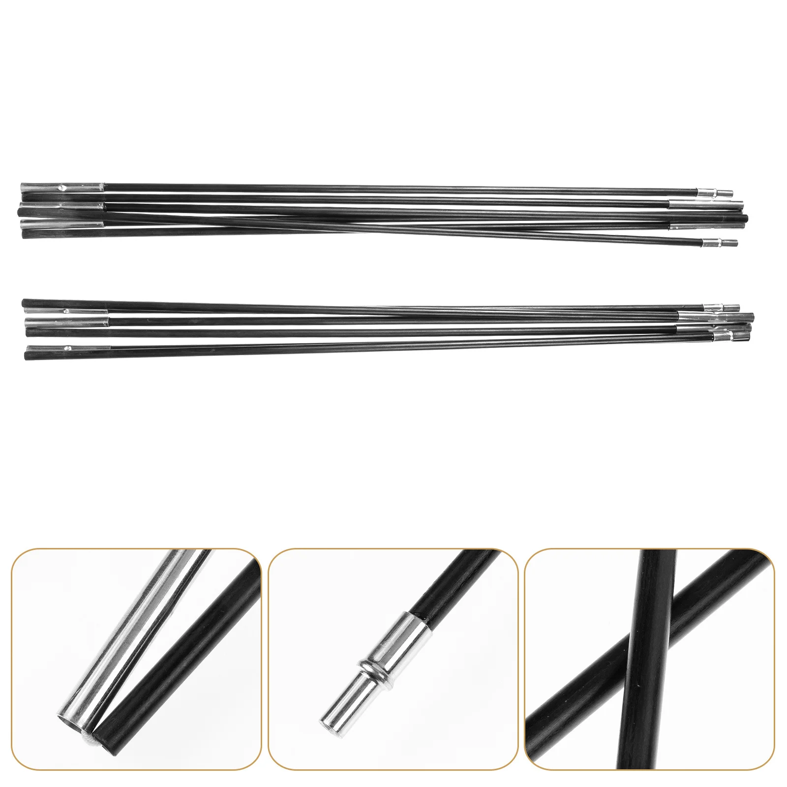 

1 set 1 Set Fiberglass Tent Pole Kit Outdoor Lightweight Durable Replacement Accessory For Hiking Shelter Frame Rod Camping