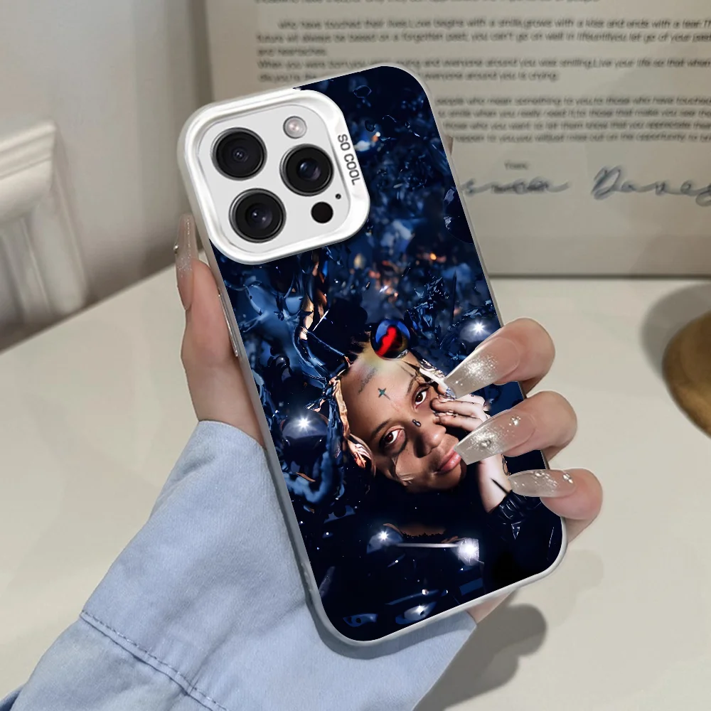 R-ReddS Rapper T-Trippie Phone Case For IPhone 12 11 13 14 15 16 17Max Pro Plus Mini Protective IMD Color Cover