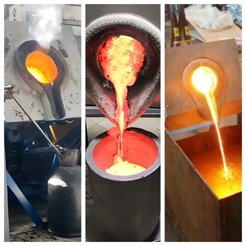 

All Solid State 5KG 10KG 50KG 100KG Gold Copper Iron Aluminum Metal Smelting Heat Treatment Industrial Equipment