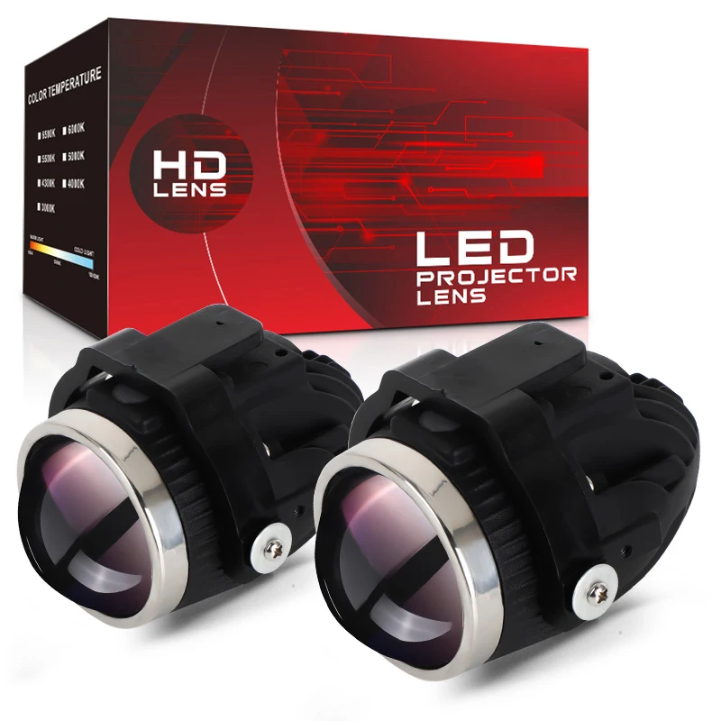

100W 2 inch Bi-led Fog Light 20000LM PTF Projector Lens High Low Light For Kia K2 K3 KX3 Pegas Mistra Sportage Rio Pride Elantra