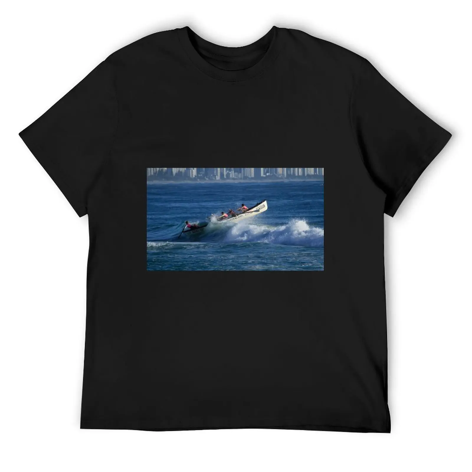 

Burleigh Heads - Mowbray Park Surf Boat Crew In Action #1 T-Shirt graphics new gifts and t-shirts vintage t shirt men