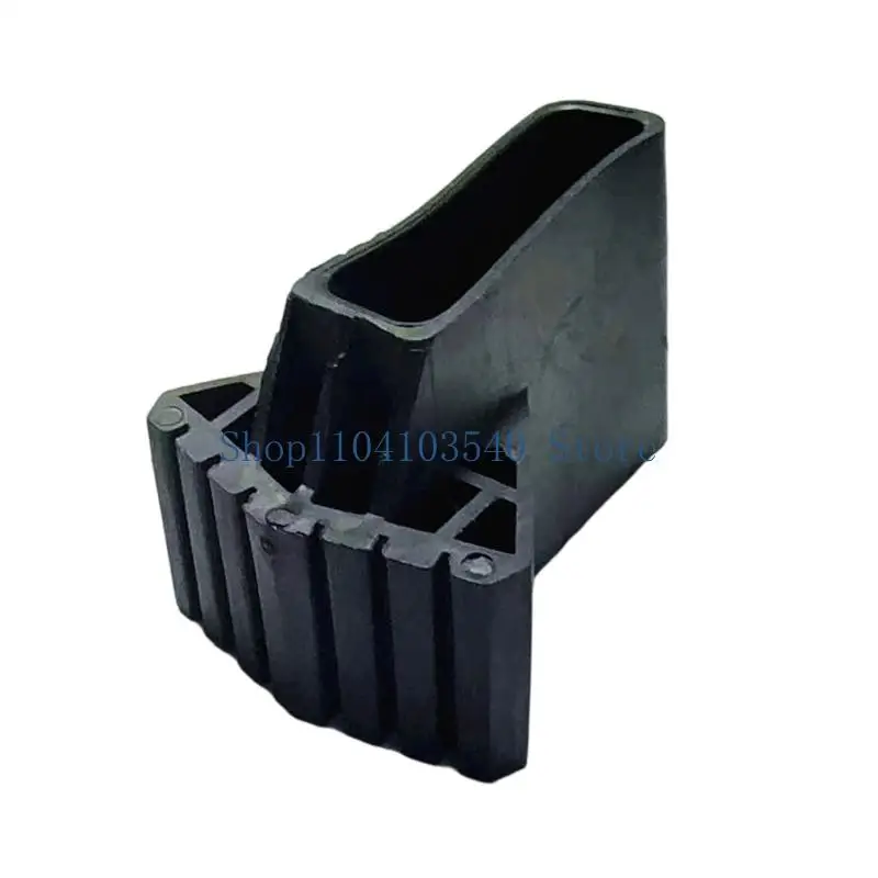 02DC 4 Pack Ladder Leg Covers for Replacement and Floor Contact Support, Plastic Ladder Foot Covers for Household Cleaning
