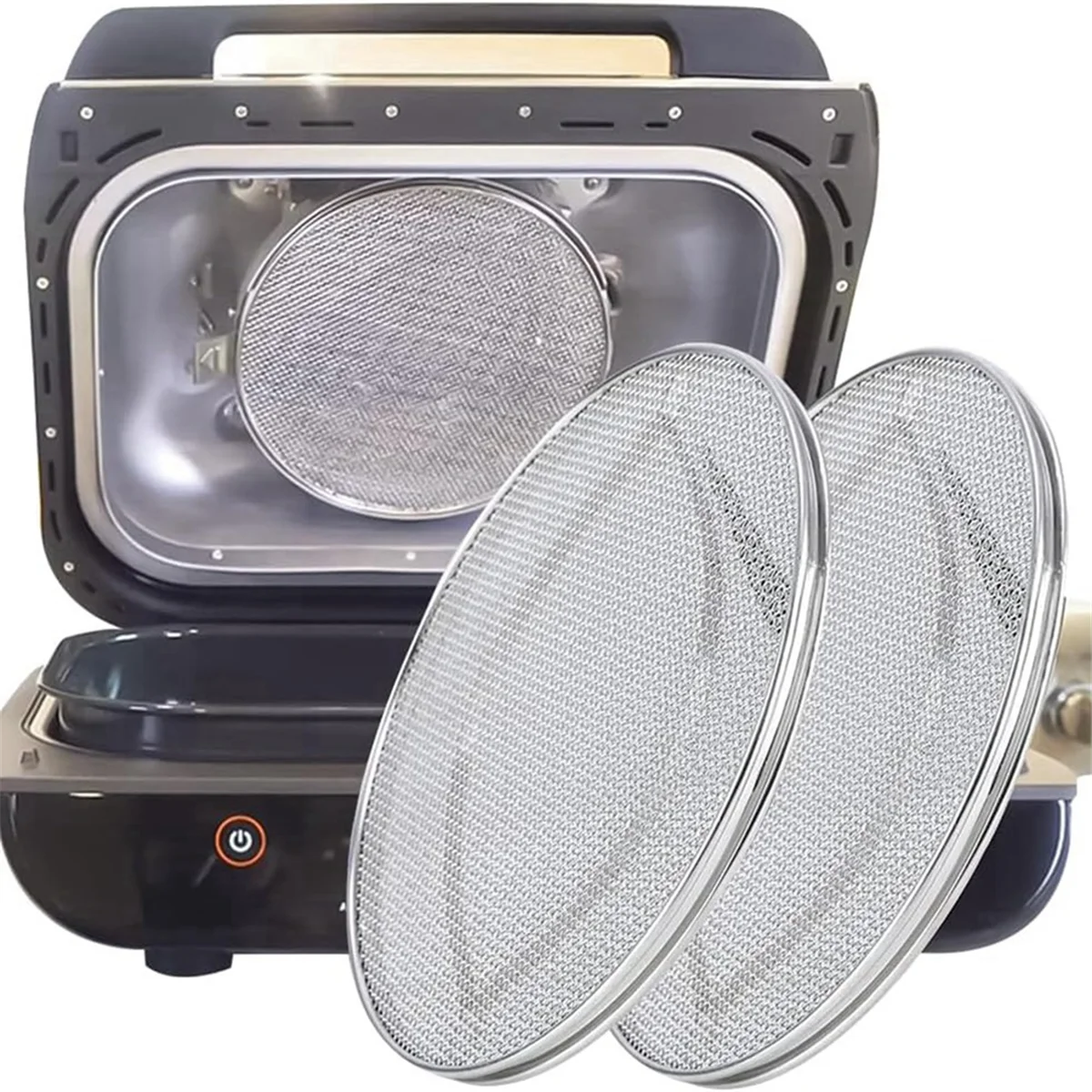 Nuevo Protector contra salpicaduras de 2 uds para Ninja Foodi FG551, accesorios para parrilla interior 6 en 1 Ninja Foodi Smart XL, apto para lavavajillas