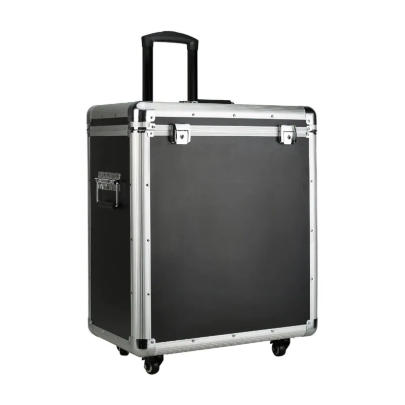

Desktop computer storage suitcase, host packing box, aluminum alloy trolley box, packing
