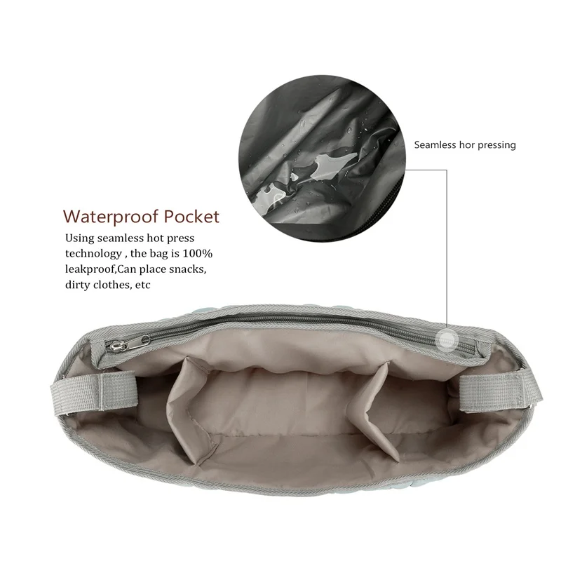 عربة طفل حقيبة للحمل خارج عربة اليد حقيبة الأم مقاوم للماء حفاضات الطفل بوتر التخزين المنظم حقيبة عربة الملحقات