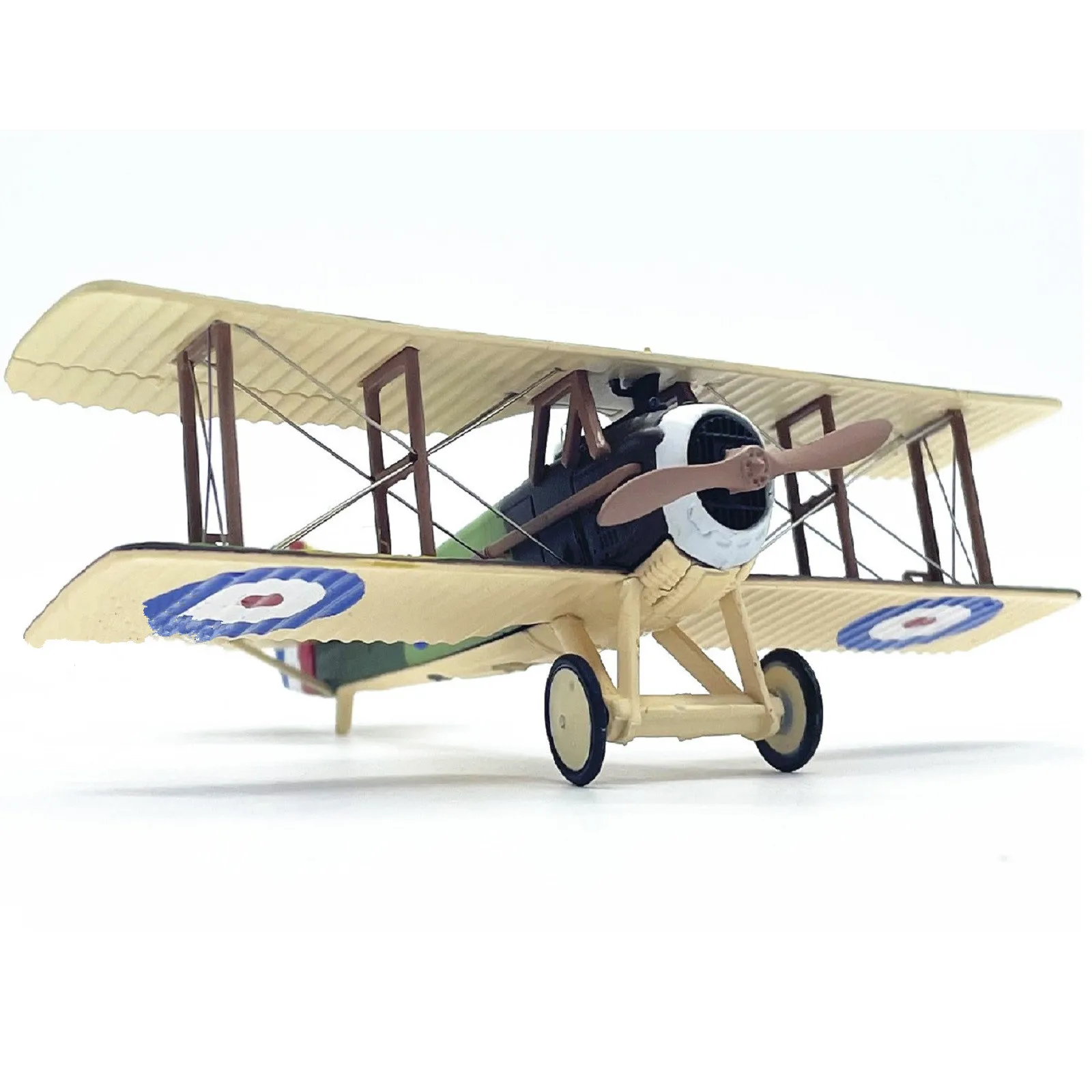 1/72 مقياس الحرب العالمية الأولى سلاح الجو الفرنسي SPAD S.XIII ثنائي الطائرة المروحة نموذج طائرة مقاتلة اللعب لجمع تذكارية عرض ثابت