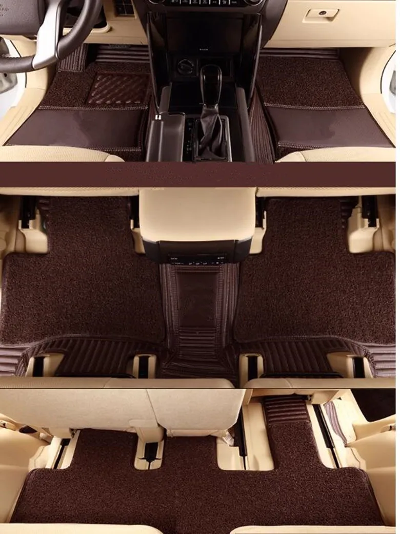 

Индивидуальные автомобильные коврики для Lexus LX 600 (7 мест, 2026-2022), высококачественные водонепроницаемые двухслойные ковры для LX600 2024