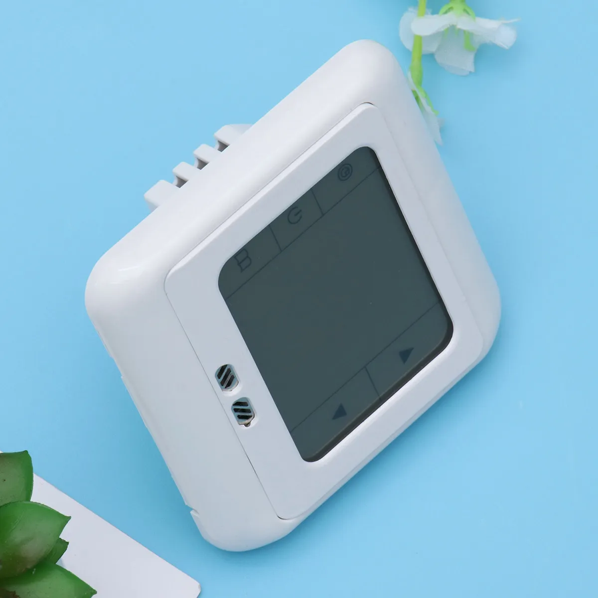 スマートヒーティングサーモスタット-デジタルプログラマブルルームコントローラー-タッチスクリーンディスプレイ-外部プローブ-電気床暖房システム