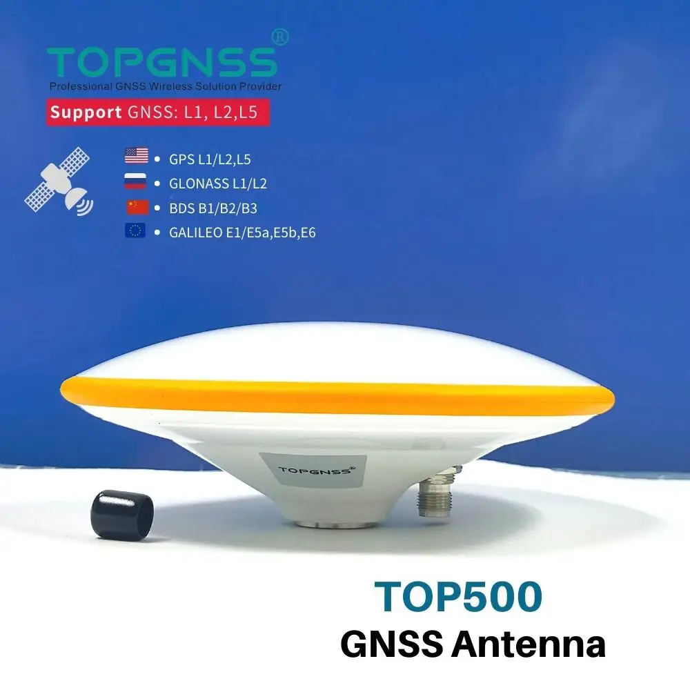 

TOPGNSS, высокоточная RTK GNSS антенна ZED-F9P сельское хозяйство GPS антенна с высоким коэффициентом усиления UGV Антенна TNC 3-16V GNSS GPS GAL BDS,TOP500