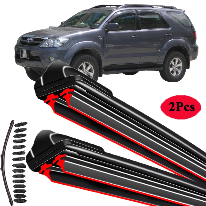

For Toyota Fortuner 2005~2015 AN50 AN60 Windscreen Windshield Wipers Windows Accessories 2005 2006 2007 Car Front Wiper Blade