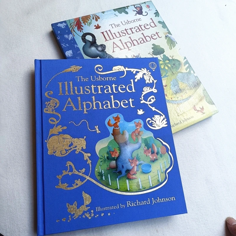 The Usborne Illustrated Alphabet English Letter Learning Educational English Words Book Kid Children Reading Story Books